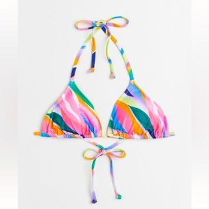 NWT H&M Padded Triangle Bikini Top